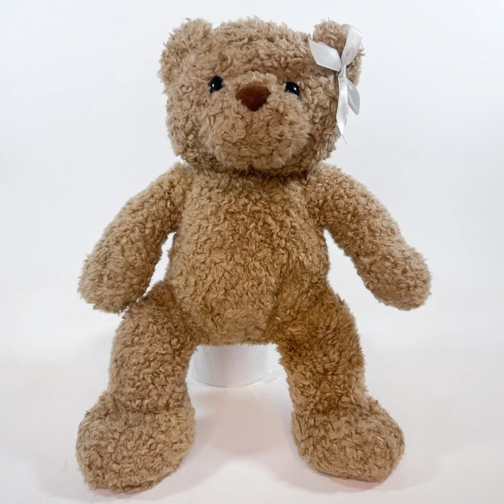 Vintage Build-A-Bear Tan Teddy Plush w/ Sparkling Princess Shirt & Bow -‎ 2002